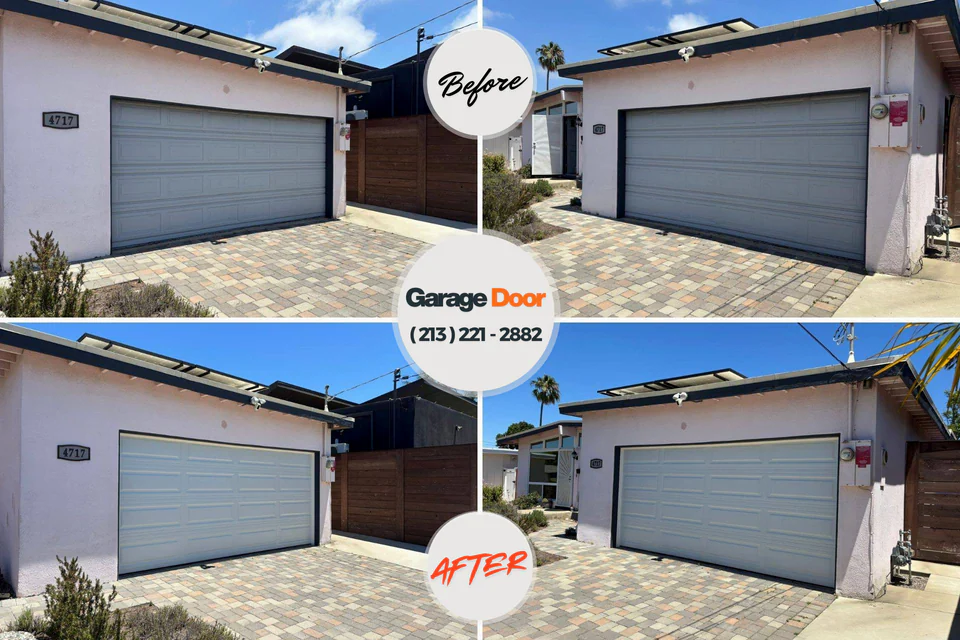 Before and after: garage door company Cairo, IL